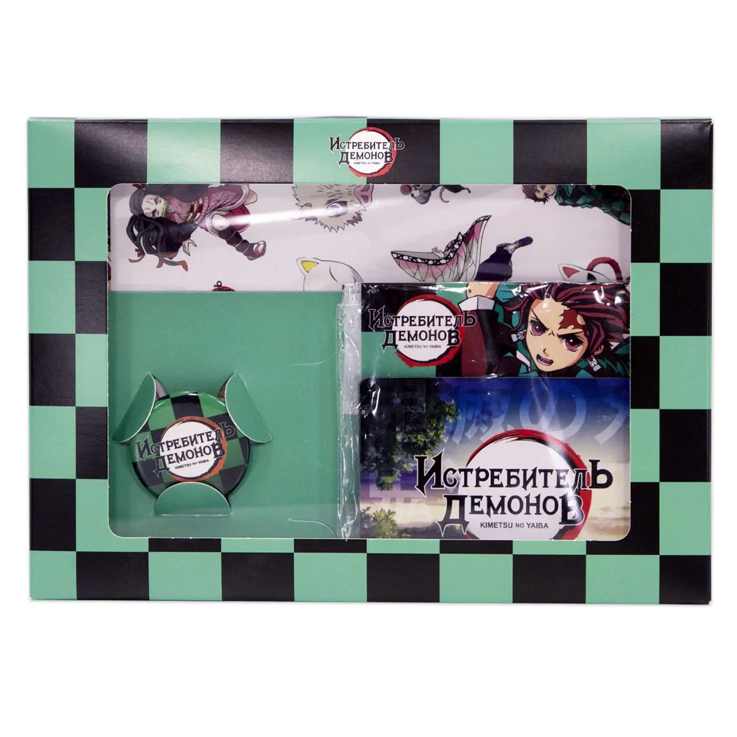 Набор Истребитель демонов №1 Набор Магнитов, Значок, Набор Наклеек