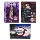 Набор Истребитель демонов №1 Набор Магнитов, Значок, Набор Наклеек