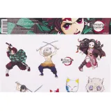 Набор Истребитель демонов №1 Набор Магнитов, Значок, Набор Наклеек