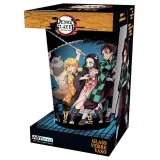 Стакан стеклянный Клинок рассекающий демонов Kimetsu no Yaiba 400 мл ABYVER174