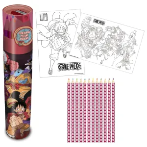 Канцелярский набор One Piece Пираты Соломенной Шляпы (пенал, постеры 2шт, карандаши) SR74431