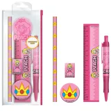 Канцелярский набор Супер Марио Принцесса Пич (ручка, карандаш, линейка, точилка, ластик) SR74596