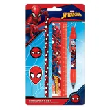 Канцелярский набор Человек-паук (ручка, карандаш, линейка, точилка, ластик) SR72736