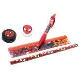 Канцелярский набор Человек-паук (ручка, карандаш, линейка, точилка, ластик) SR72736