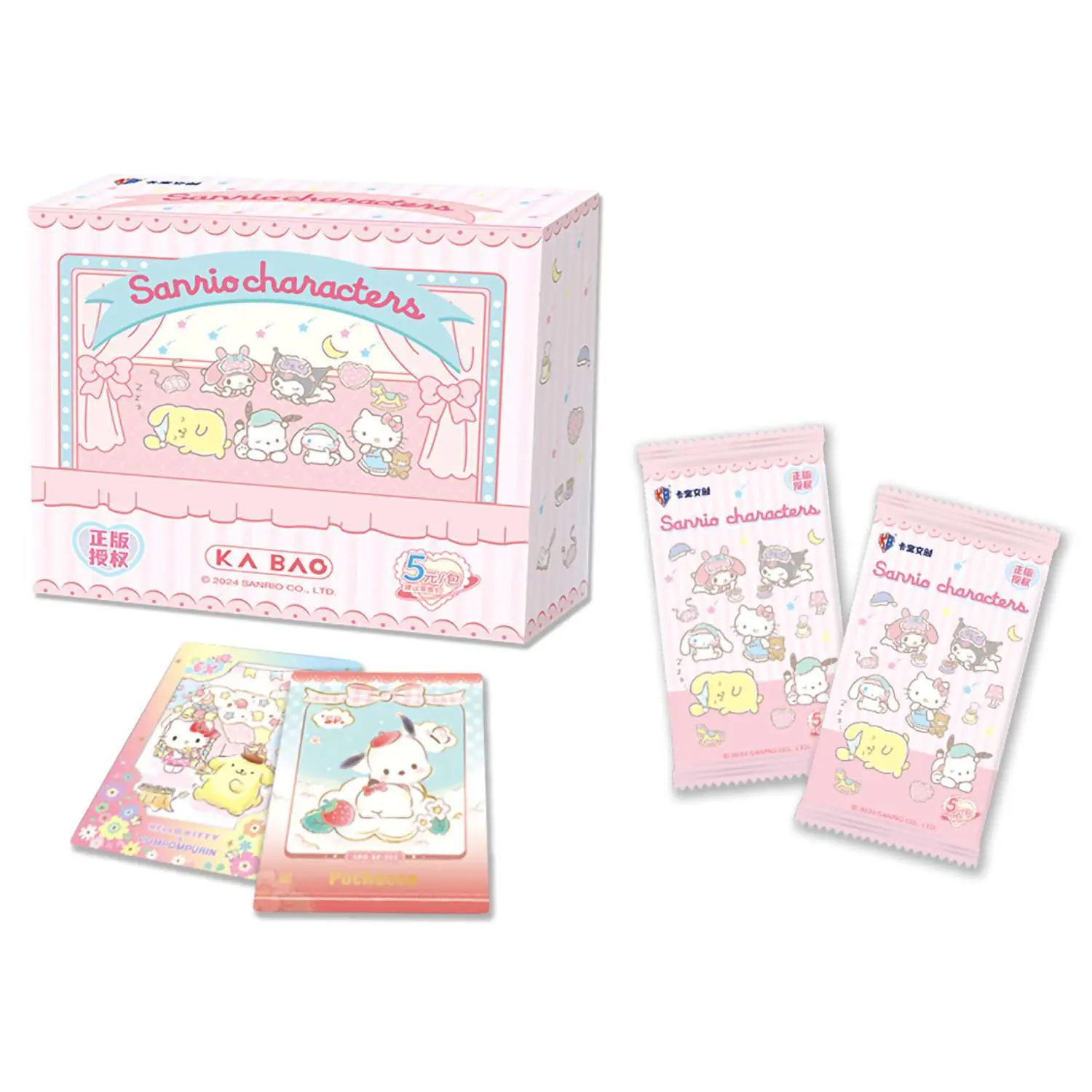 Коллекционные аниме карточки Sanrio Polaroid Party card Hello Kitty & Friends 22 блистера 6975410631
