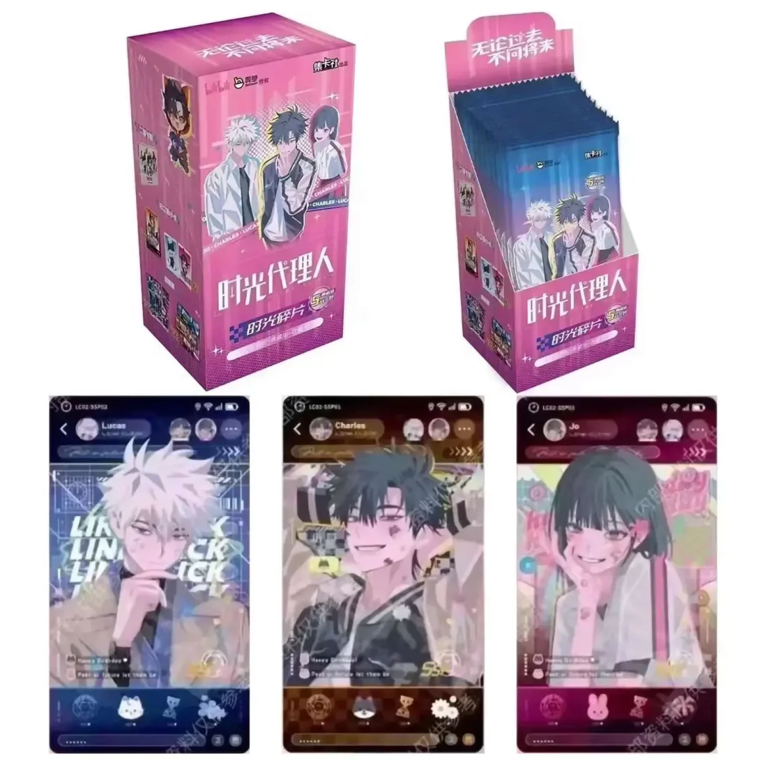 Коллекционные аниме карточки Агент времени Time Fragment 20 блистеров 6973731516215