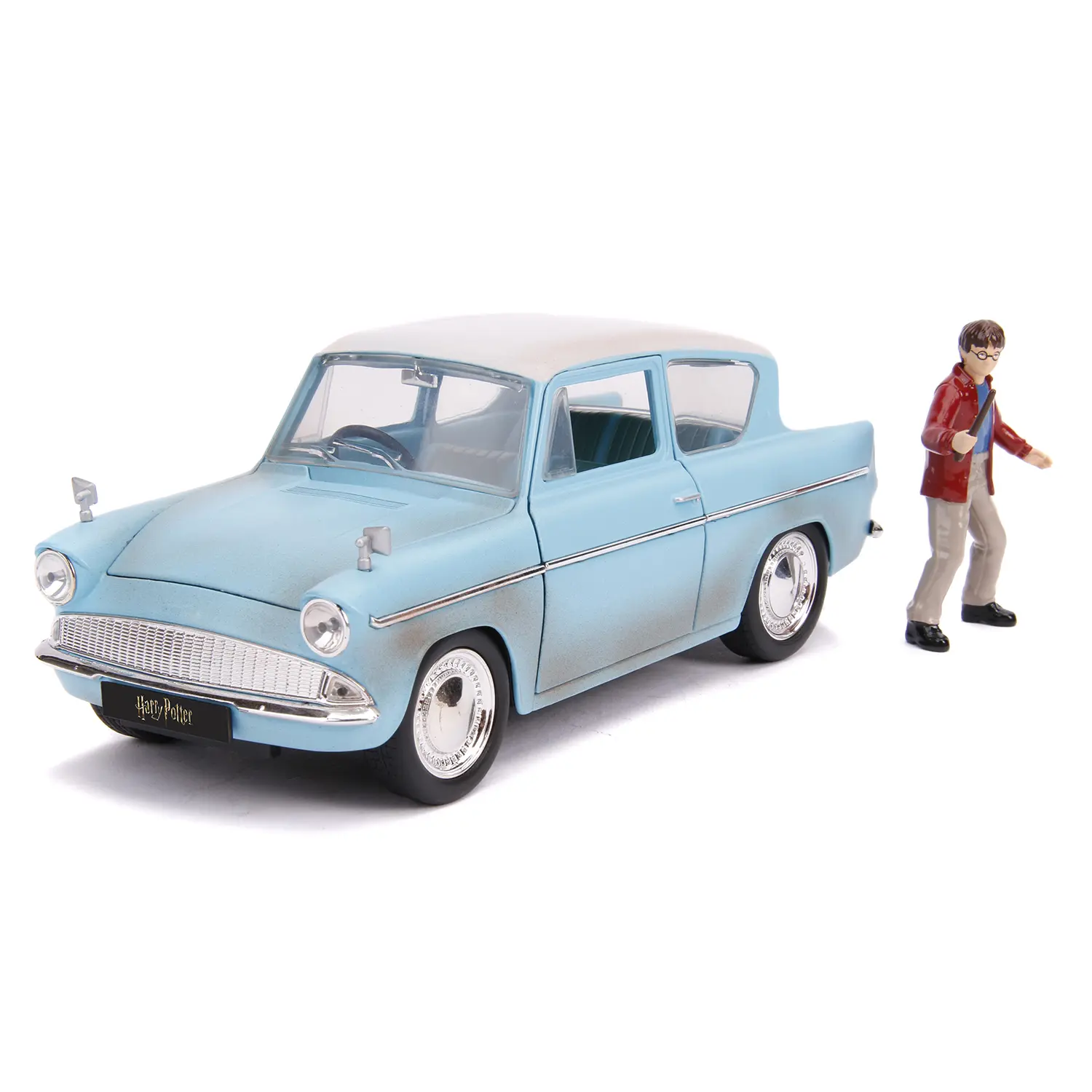 Модель Машинки Hollywood Rides 1:24 с Фигуркой 2.75" Гарри Поттер Harry Potter & 1959 Ford Anglia 31