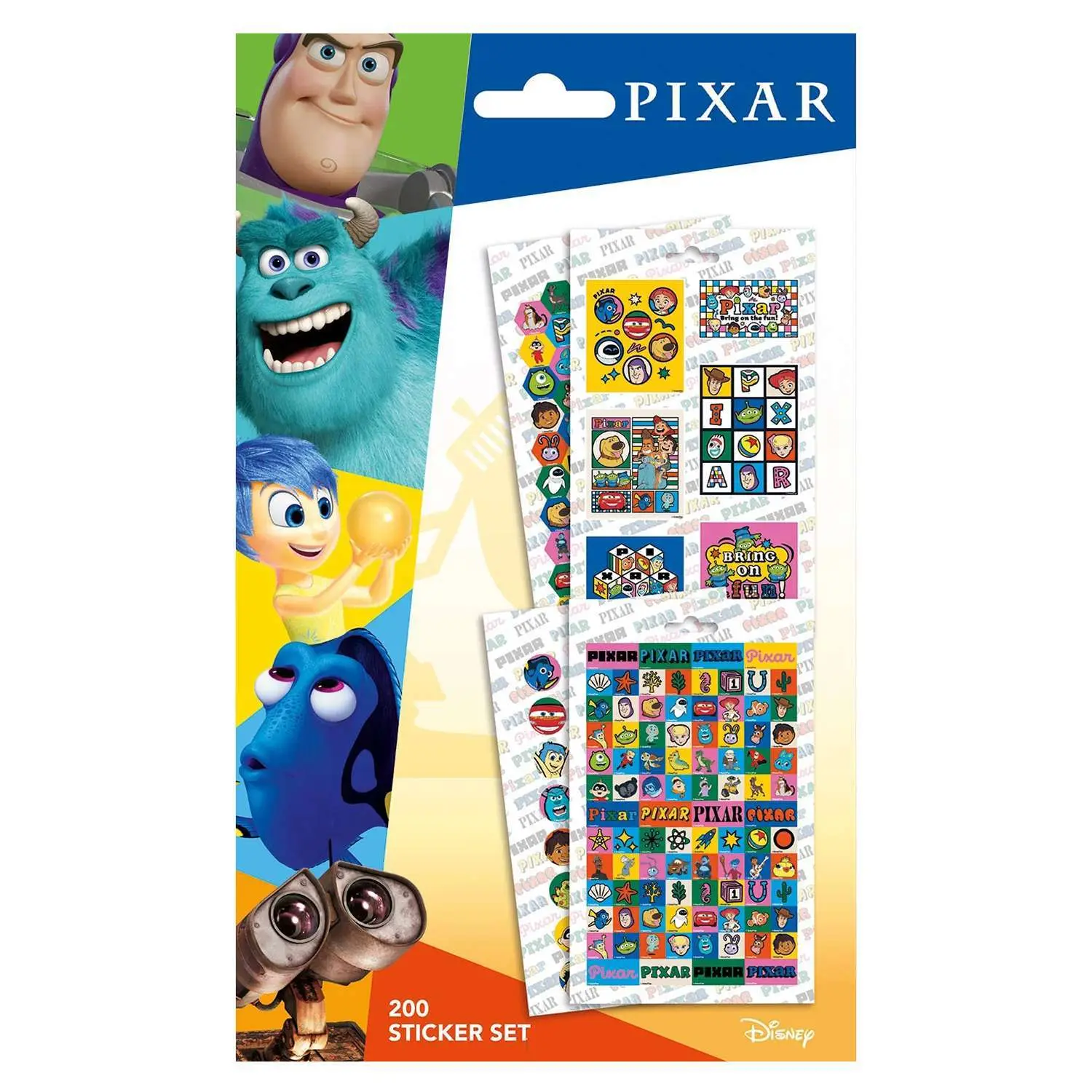 Наклейки Pixar Character Collection 200шт PS7482