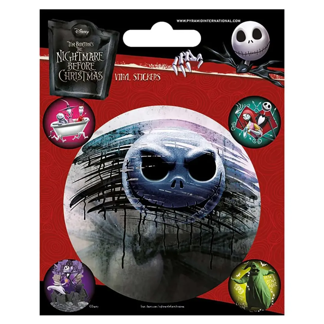 Наклейки Кошмар перед Рождеством 5шт PS7336