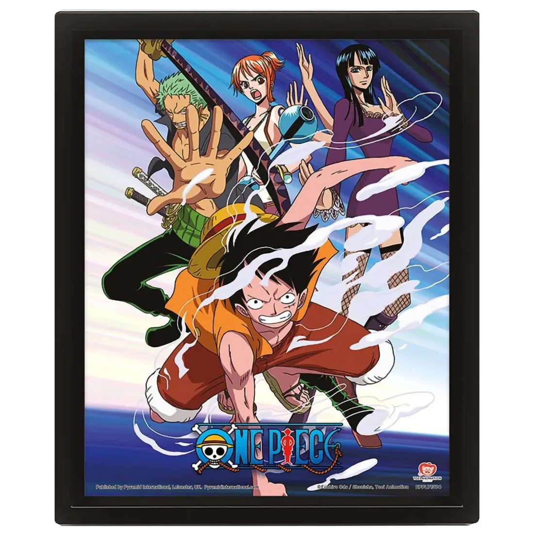 Постер 3D One Piece Пираты в соломенной шляпе Assault EPPL71374