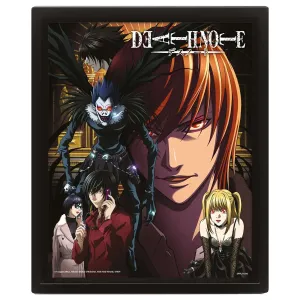 Постер 3D в раме Death Note (Connected By Fate) EPPL71545