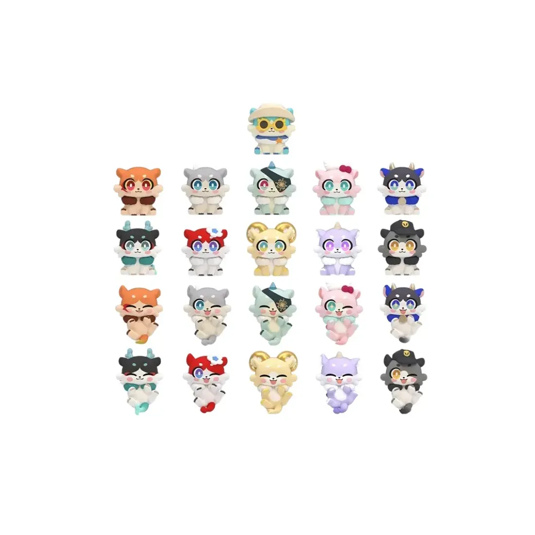 Фигурка Aowu Aowu Series Chimera 4 шт 6973817955358