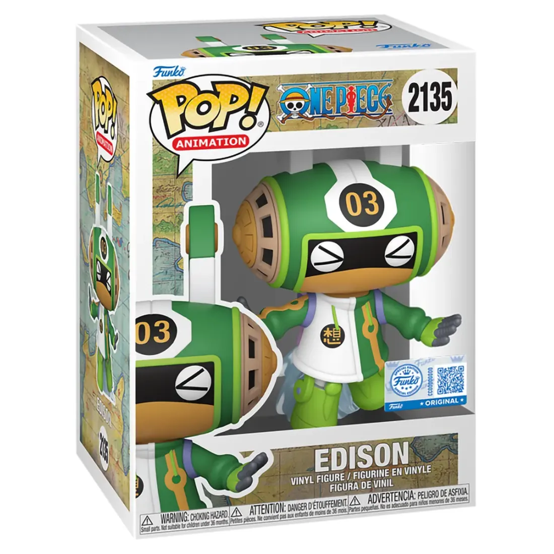 Фигурка Funko POP! Animation One Piece Edison (Exc) (2135) 88532