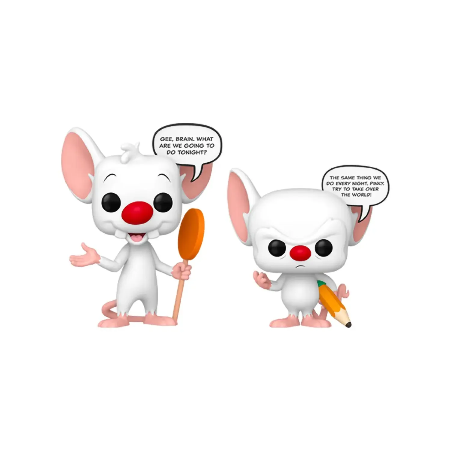 Фигурка Funko POP! Animation Pinky & The Brain Pinky & The Brain (GW) (Exc) 2PK 88401