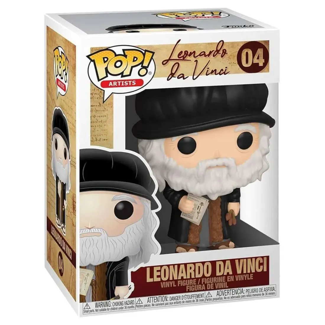 Фигурка Funko POP! Artists Leonardo Da Vinci (04) 45251