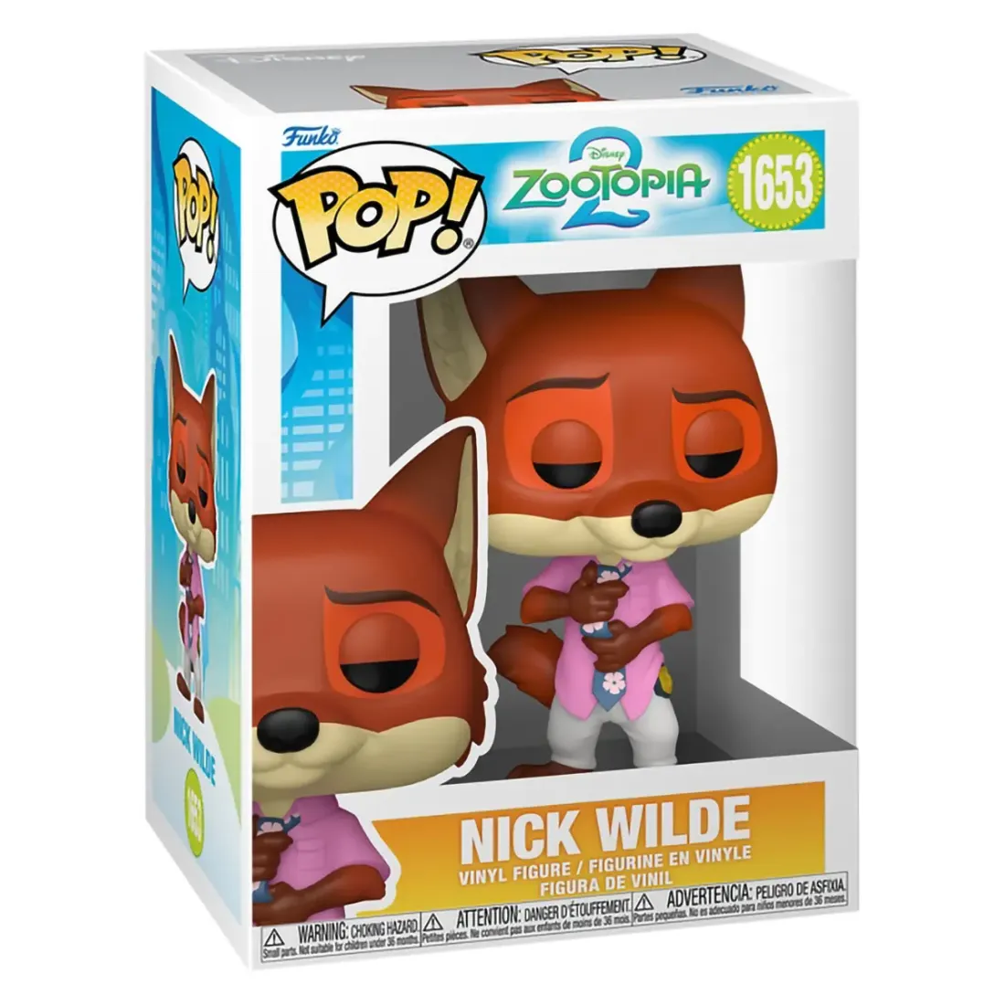 Фигурка Funko POP! Disney Zootopia 2 Nick Wilde (1653) 86635