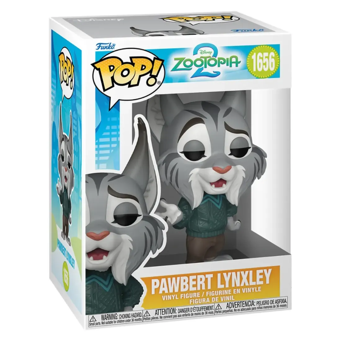 Фигурка Funko POP! Disney Zootopia 2 Pawbert Lynxley (1656) 86638
