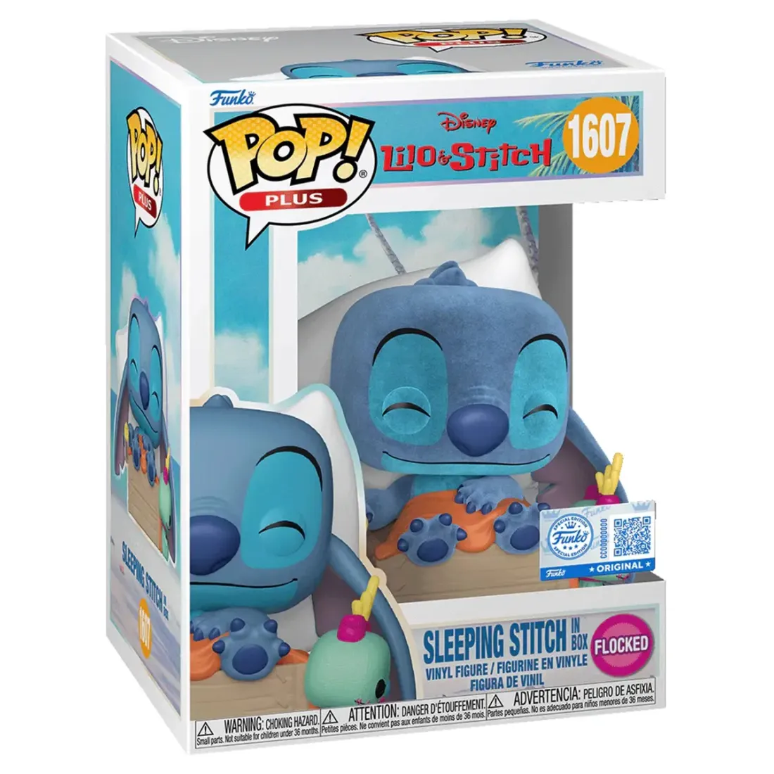 Фигурка Funko POP! Plus Disney Lilo & Stitch Sleeping Stitch in Box (FL) (Exc) (1607) 88212