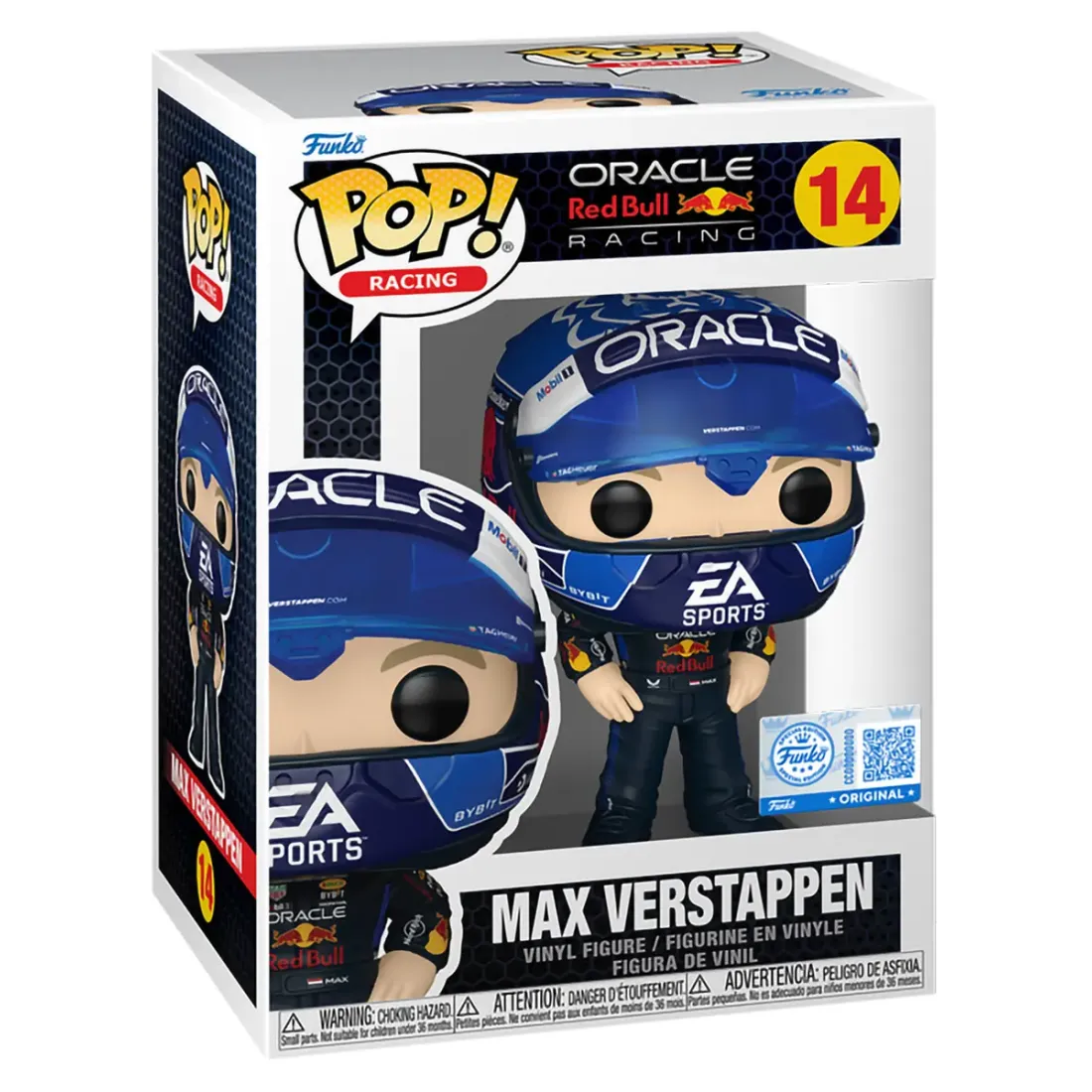 Фигурка Funko POP! Racing F1 Oracle RedBull Racing Max Verstappen (USA Helmet) (Exc) (14) 89267