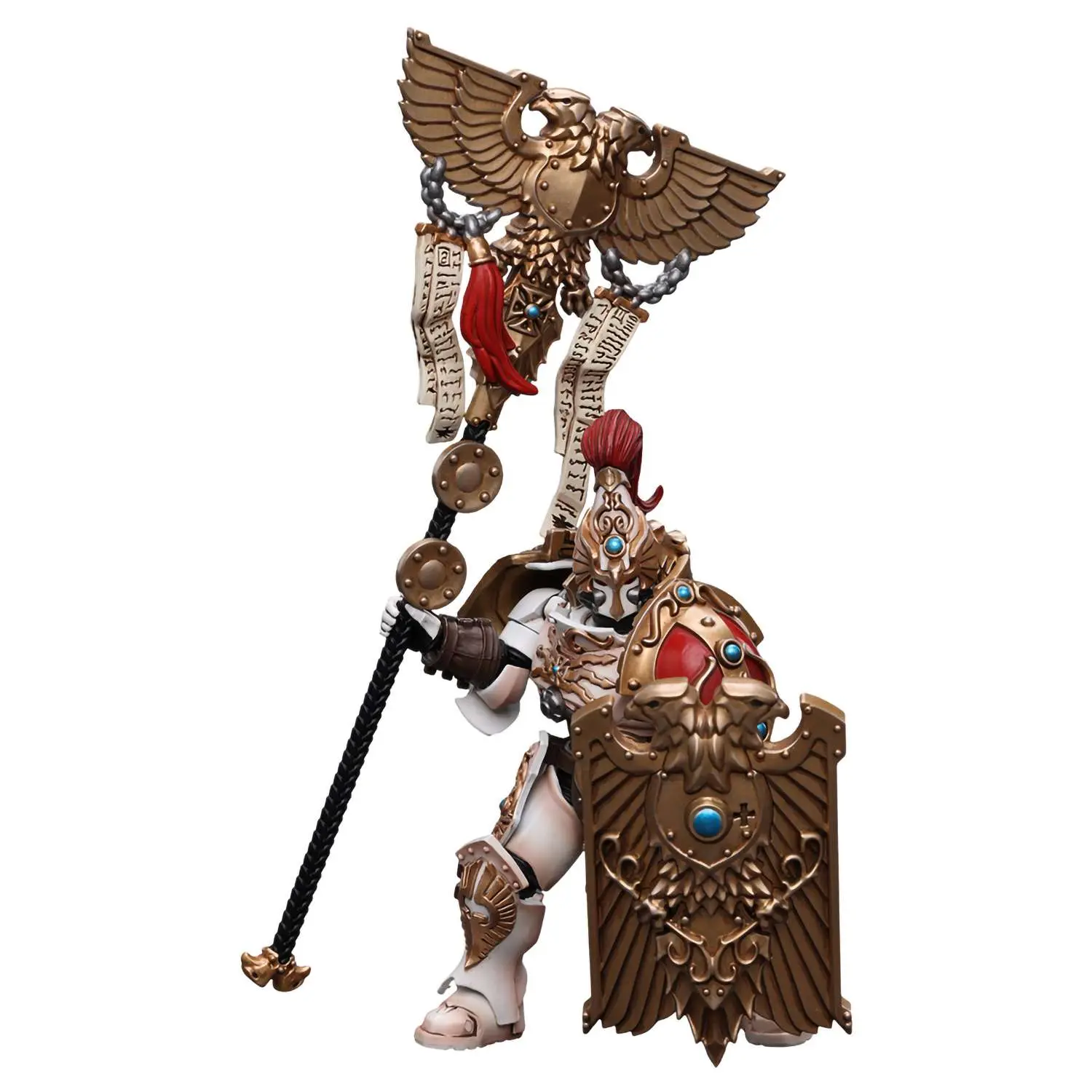 Фигурка Warhammer 40K Adeptus Custodes Solar Watch Vexilus Praetor 1:18