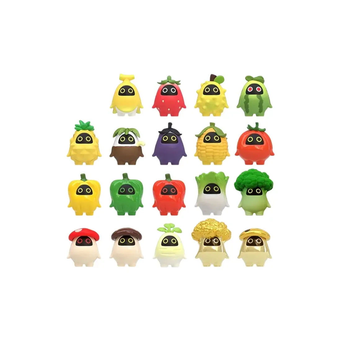 Фигурка Zenless Zone Zero Bunbo Fruit & Veggie Kingdom 5 шт 6973817955242