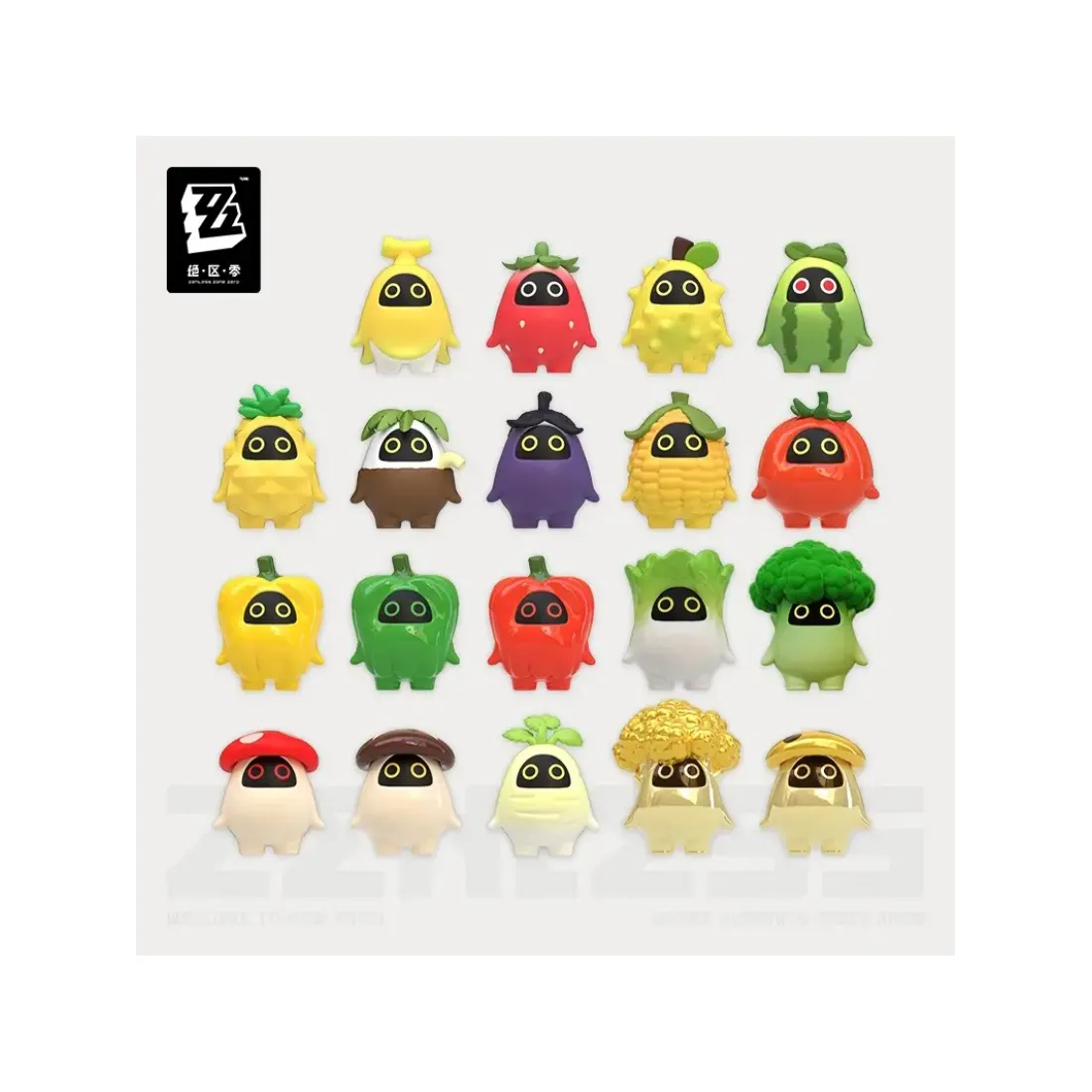 Фигурка Zenless Zone Zero Bunbo Fruit & Veggie Kingdom 5 шт 6973817955242