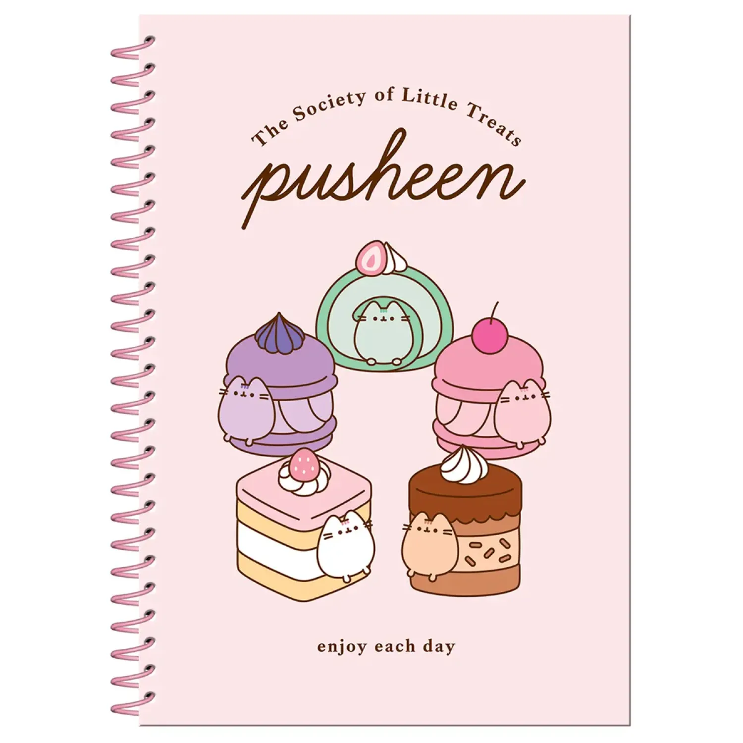 Блокнот А5 с наклейками Pusheen The Society of little treats SR2403265
