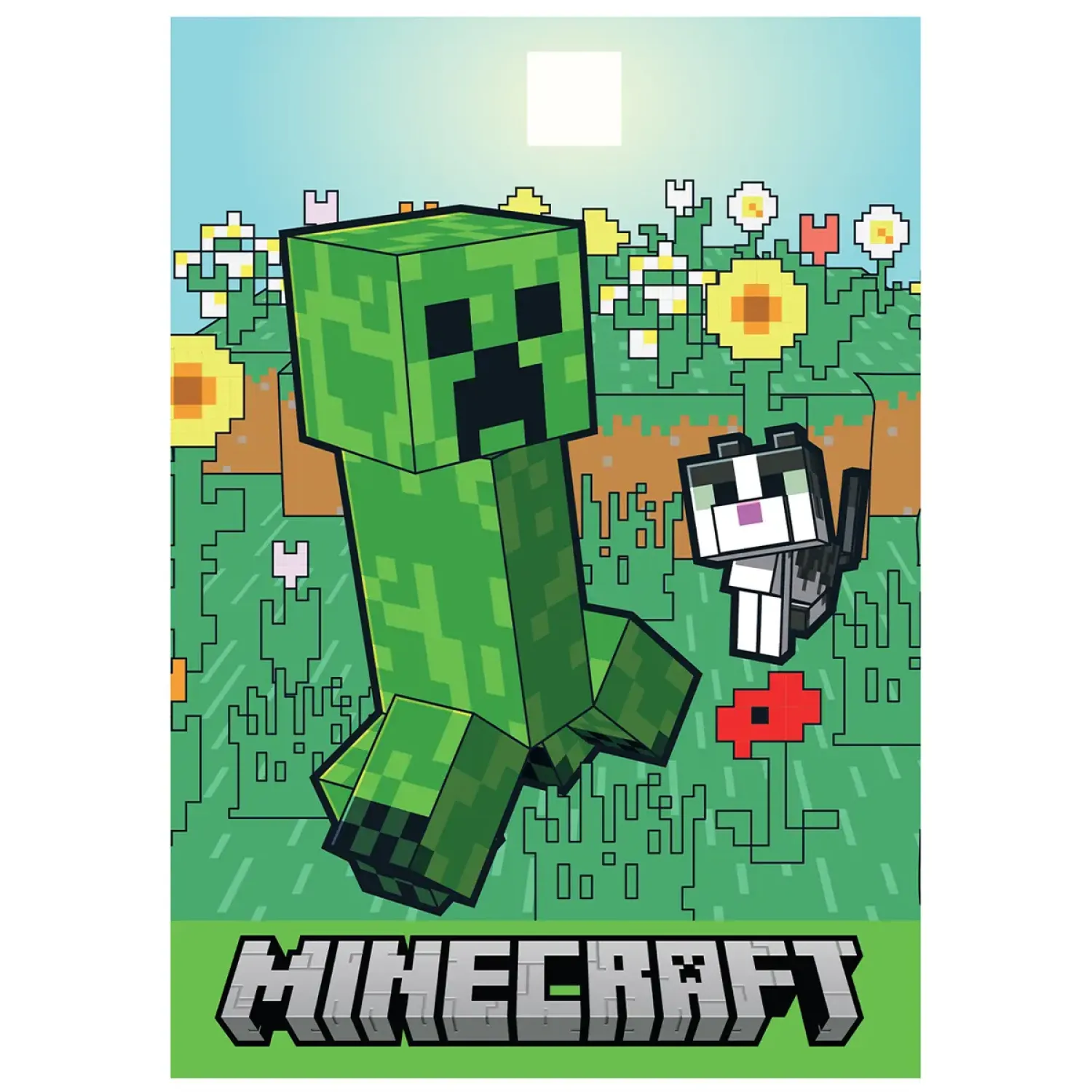 Записная книжка Minecraft Creeper in springtime A6 SR2404671