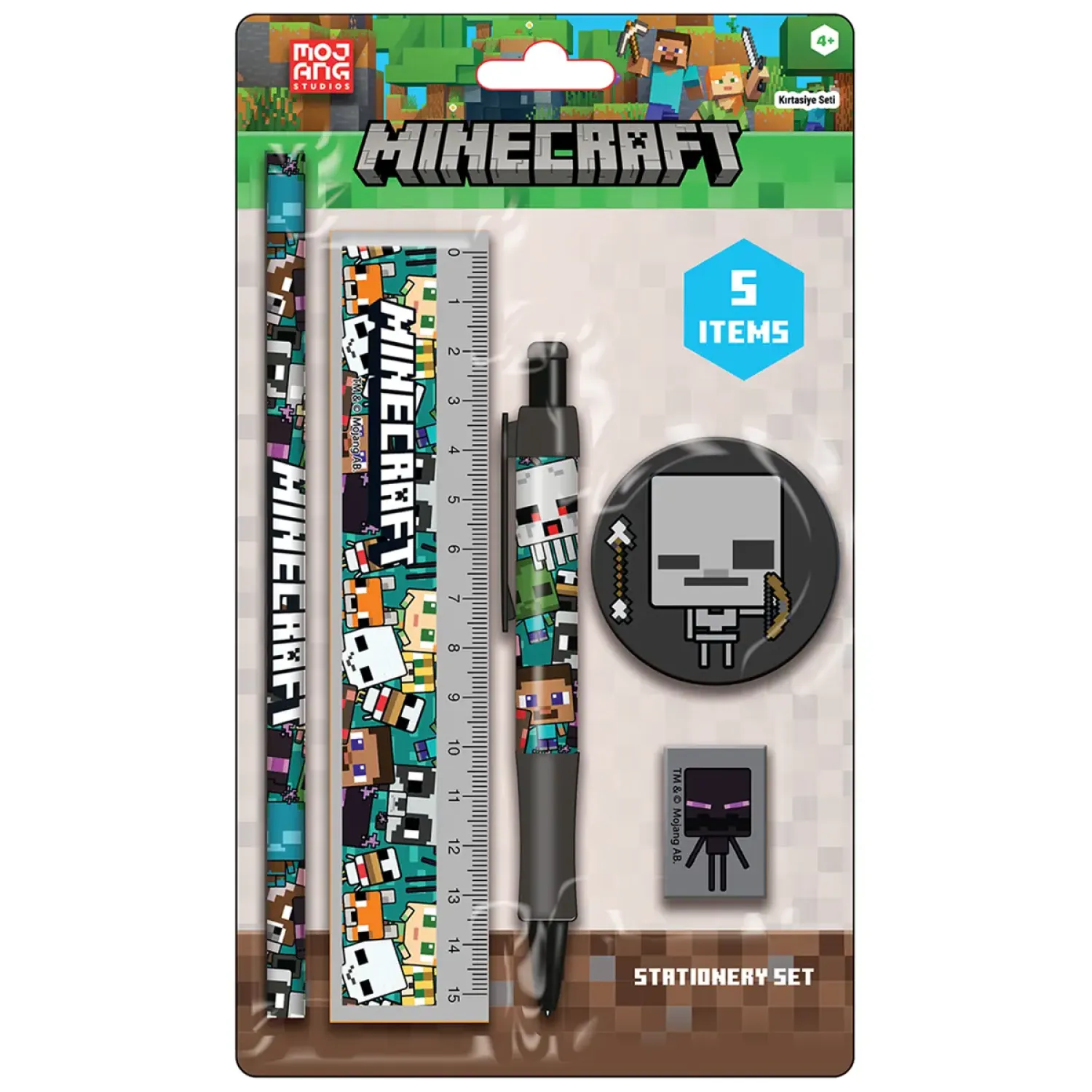 Набор канцелярских принадлежностей Minecraft Chibi Skeleton  SR2404683