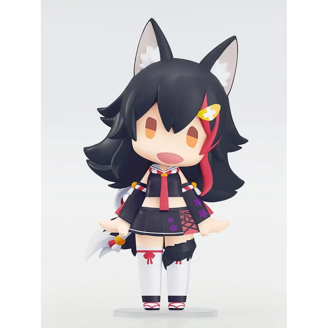 Фигурка Аниме HELLO! GOOD SMILE Hololive Ookami Mio 11см 4580590193086