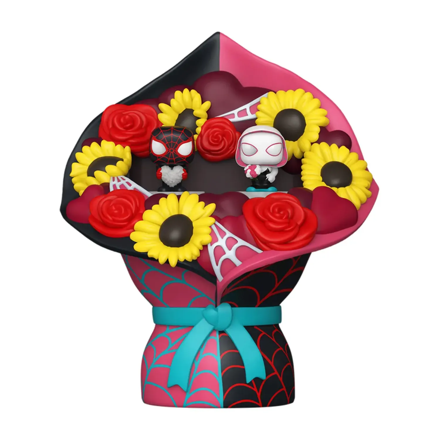 Набор Funko Bitty POP! Bouquet Spider-Man Miles Morales and Ghost Spider 3шт 87816