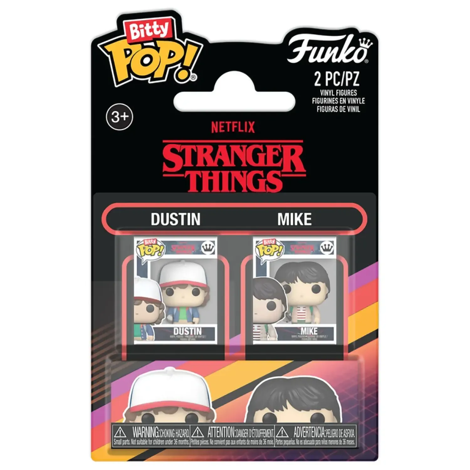 Набор Funko Bitty POP! Stranger Things S1 Dustin+Mike 2шт 88936