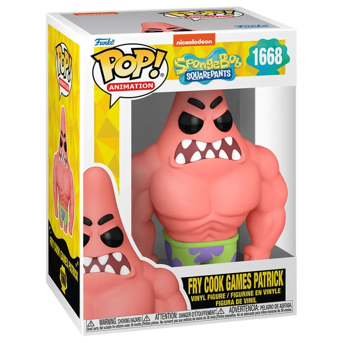 Фигурка Funko POP! Animation Spongebob SquarePants 25th Fry Cook Games Patrick (1668) 75736