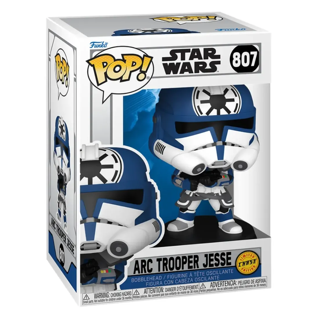 Фигурка Funko POP! Bobble Star Wars Clone Wars Jesse Arc Trooper Jesse w/Chase (807) 83545